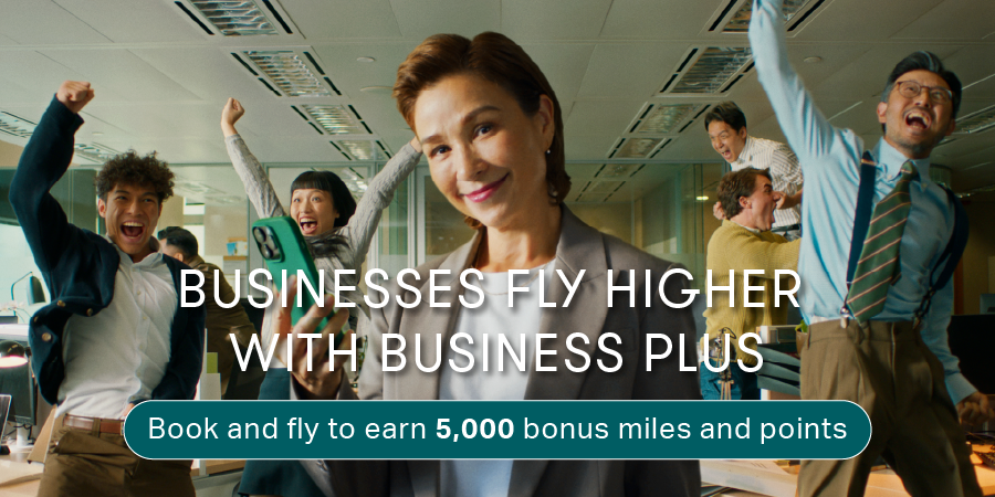 With Business Plus, it’s Business Not as Usual. 