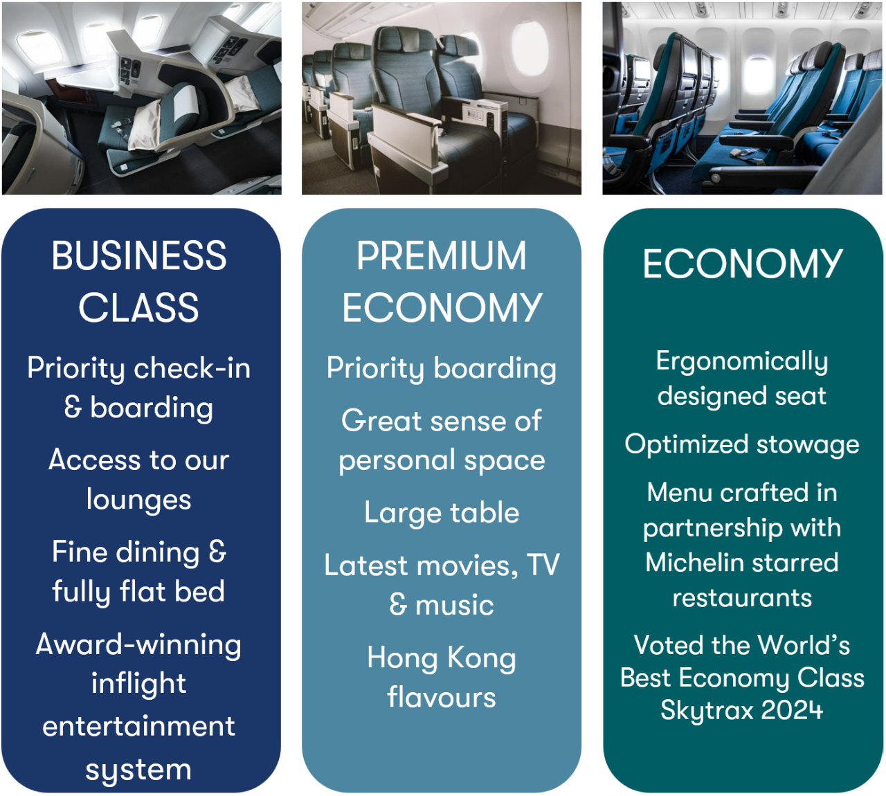 Cabin features