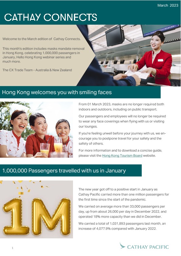 Cathay Connects March 2023