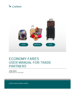 New economy Fares user manual for Trade Partners