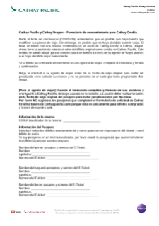 Formulario consentimiento Cathay Credits
