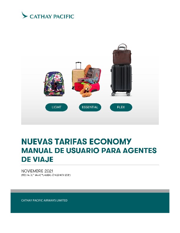 New economy fares              USER manual FOR TRADE PARTNERS