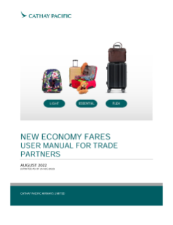 New economy fares User Manual for Trade Partners